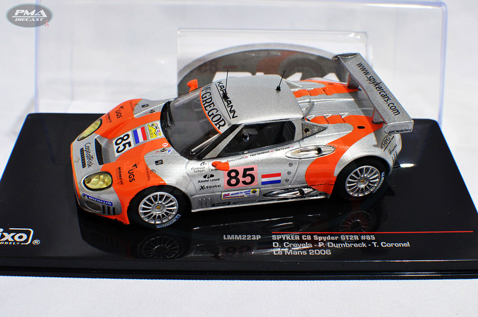 DONNY CREVELS, PETER DUMBRECK, TOM CORONEL 2006 SPYKER SQUADRON B.V. SPYKER C8 SPYDER GT2R 1:43